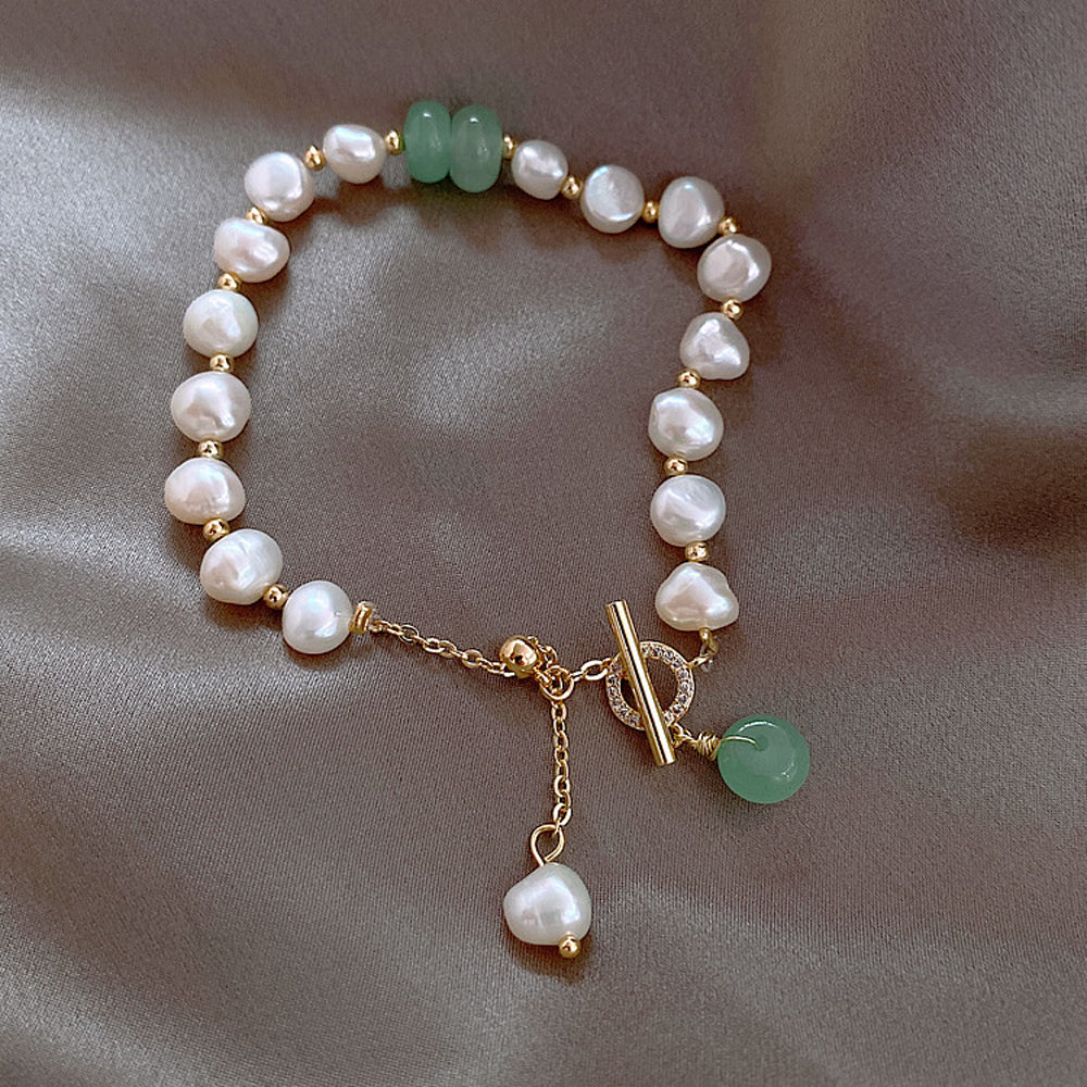 Freshwater Pearl Adjustable Bracelet - Bracelets -  Trend Goods