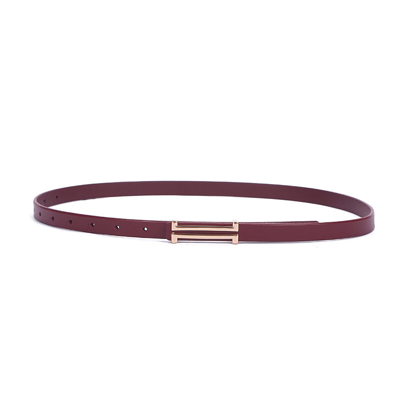 Fashion Leather Thin Belt For Women - Belts -  Trend Goods