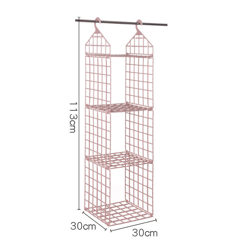 Foldable Space-saving Combination Hanging Clothes Storage Rack - Storage & Organizers -  Trend Goods