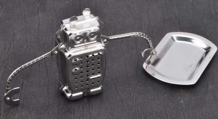 Robot Tea Infuser and Drip Tray - Kitchen Gadgets -  Trend Goods