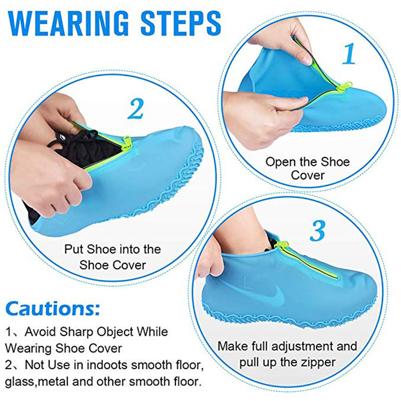 Silicone rain boots cover - Shoe Covers -  Trend Goods