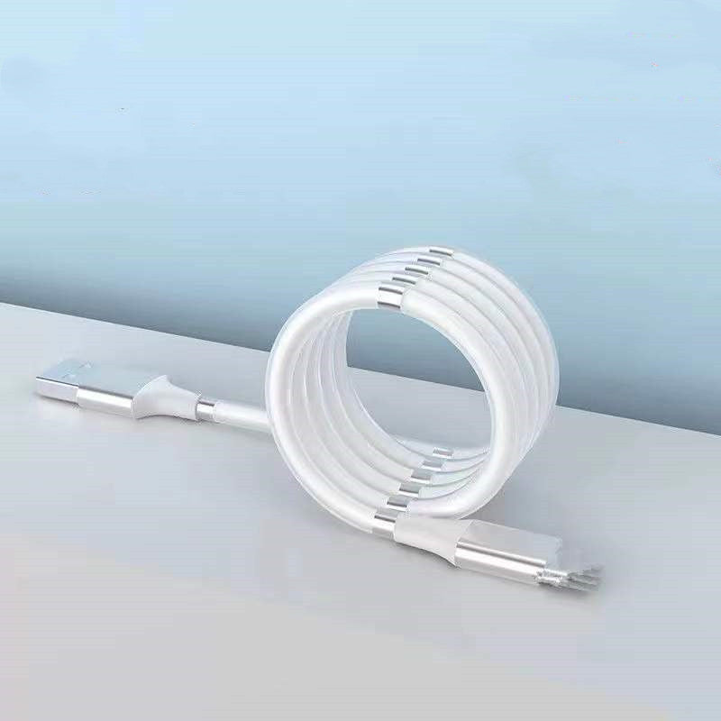 New Magic Rope Magnetic Absorption Data Cable - Phone Cables -  Trend Goods