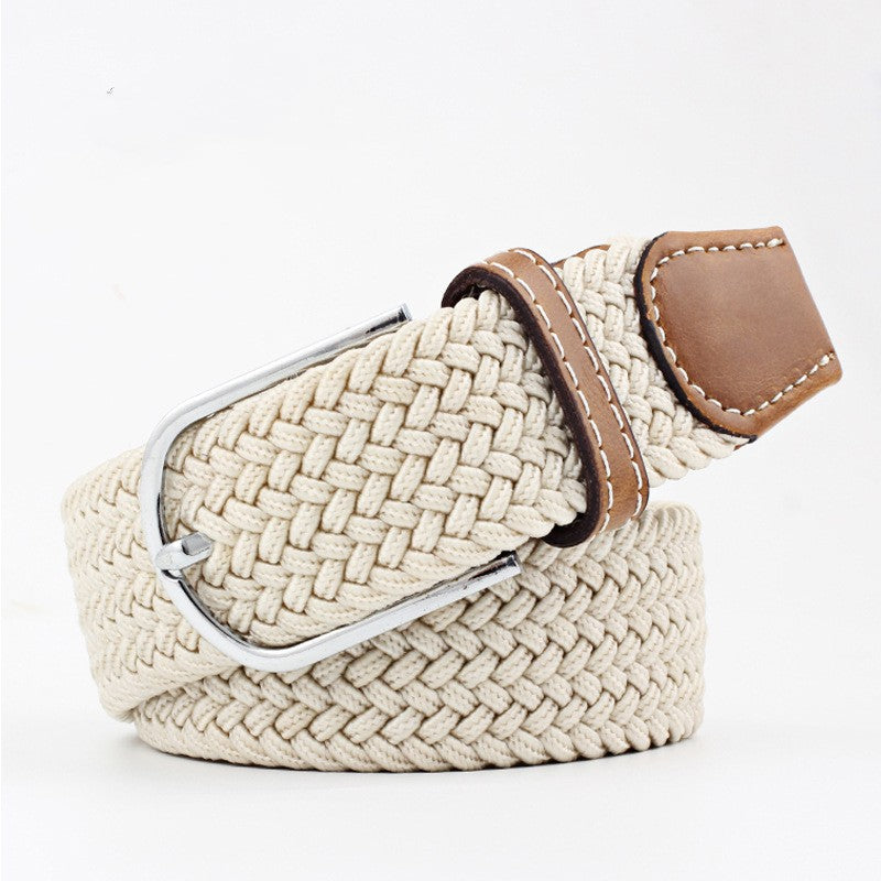 Casual Stretch Braided Canvas Belt Needle Buckle - Belts -  Trend Goods