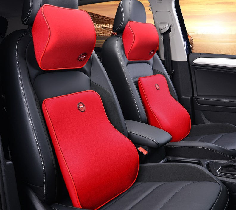 Car Headrest Neck Protector Backrest Car Seat Pillow Lumbar Pillow Memory Foam - Auto Accessories -  Trend Goods