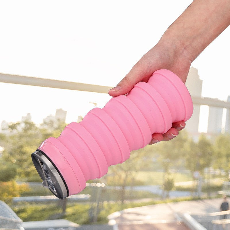 Silicone Folding Sports Water Bottle - Water Bottles -  Trend Goods