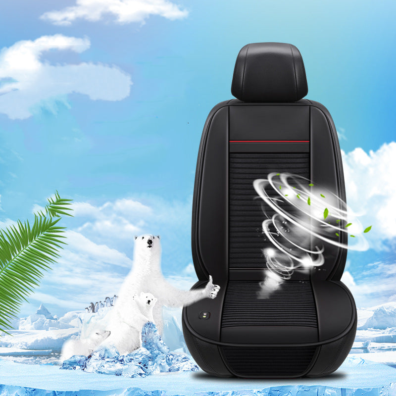 Blowing And Cooling Seat Cushion Car With Ice Silk - Auto Accessories -  Trend Goods