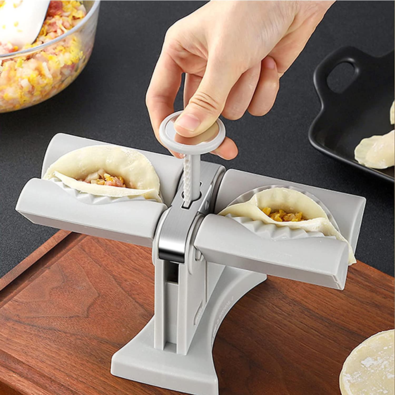 Double Head Lazy Dumpling Mold - Kitchen Gadgets -  Trend Goods