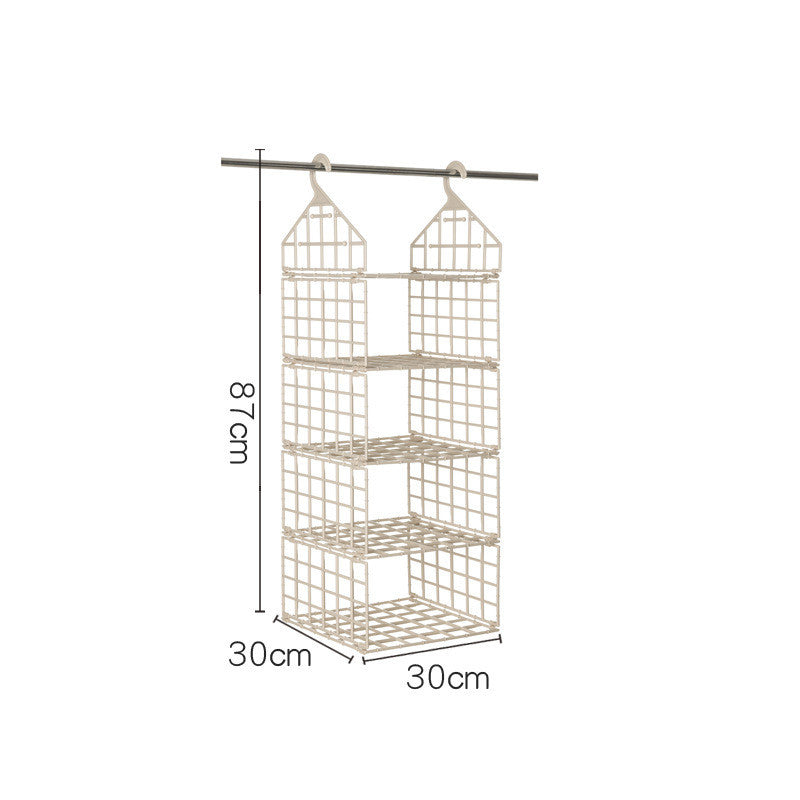 Foldable Space-saving Combination Hanging Clothes Storage Rack - Storage & Organizers -  Trend Goods