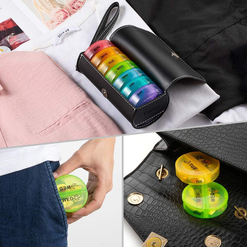 7 Days Daily Pill Box Weekly Pill Organizer - Pillboxes -  Trend Goods