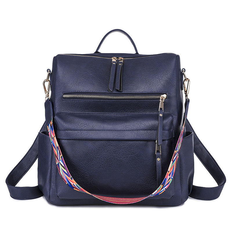 Vintage Large Capacity Soft Leather Backpack - Backpacks -  Trend Goods