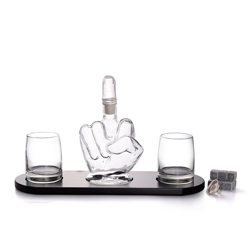 Funny Creative Glass Bottle and Glasses - Bar Stuff -  Trend Goods