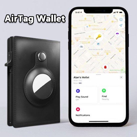 AirTag Wallet Anti Theft Multi-functional Rfid Card Holder - Wallets -  Trend Goods