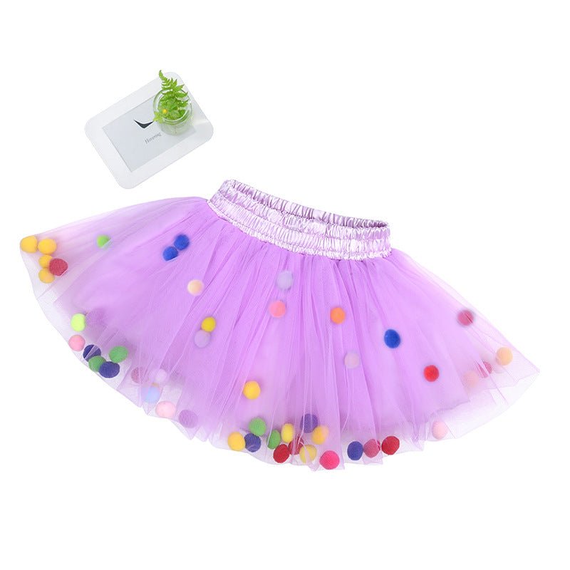 All-match Net Yarn Short Skirt Girl Fluffy Princess Skirt - Baby Skirts -  Trend Goods