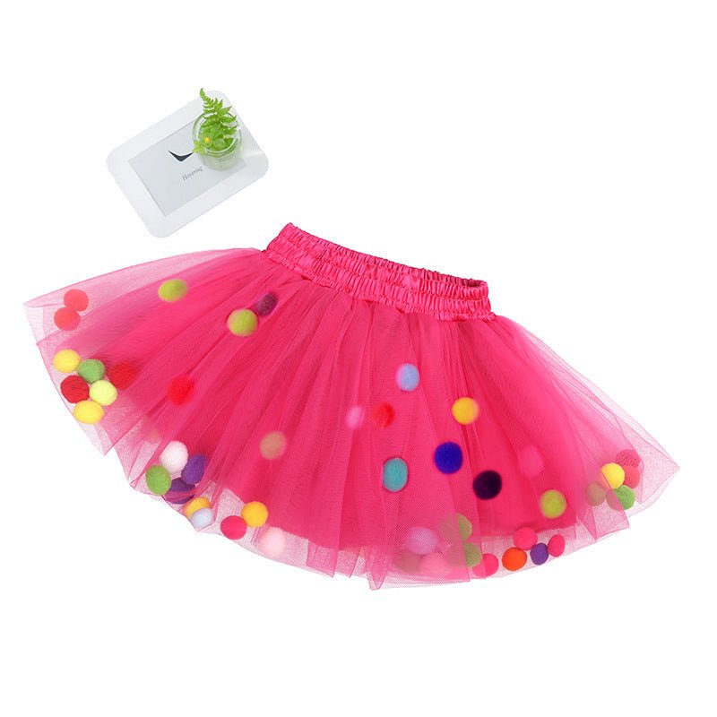 All-match Net Yarn Short Skirt Girl Fluffy Princess Skirt - Baby Skirts -  Trend Goods