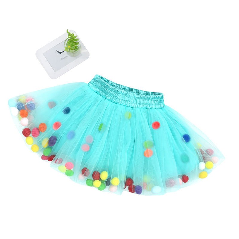 All-match Net Yarn Short Skirt Girl Fluffy Princess Skirt - Baby Skirts -  Trend Goods