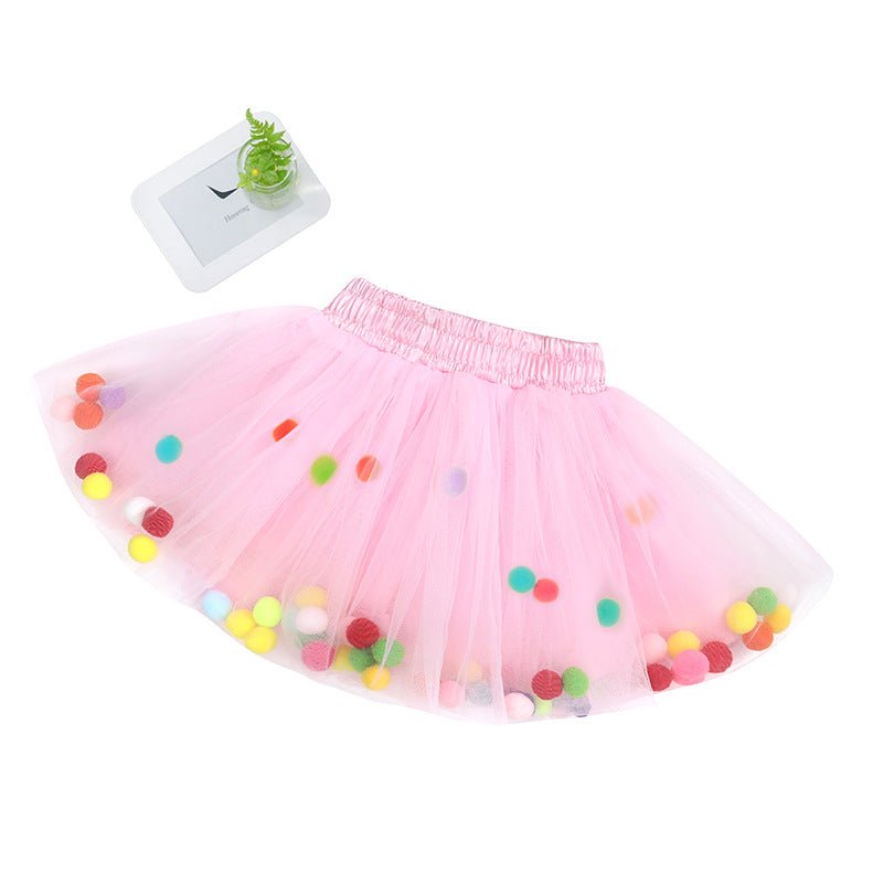 All-match Net Yarn Short Skirt Girl Fluffy Princess Skirt - Baby Skirts -  Trend Goods