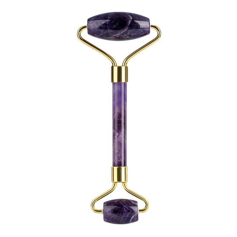 Amethyst Roller Single and Double-Headed Amethyst Roller Beauty Jade Massager - Face Rollers -  Trend Goods