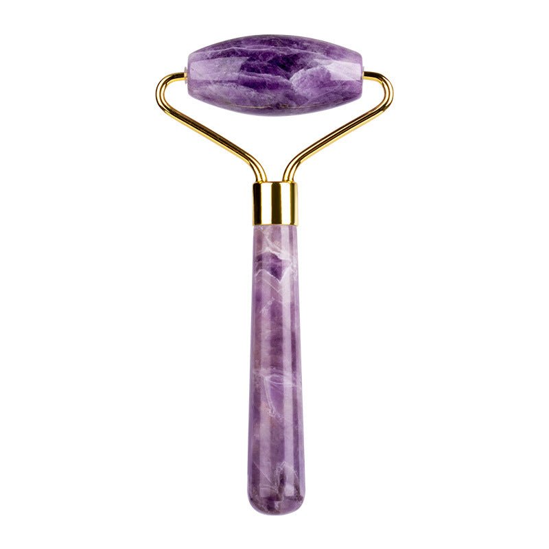 Amethyst Roller Single and Double-Headed Amethyst Roller Beauty Jade Massager - Face Rollers -  Trend Goods