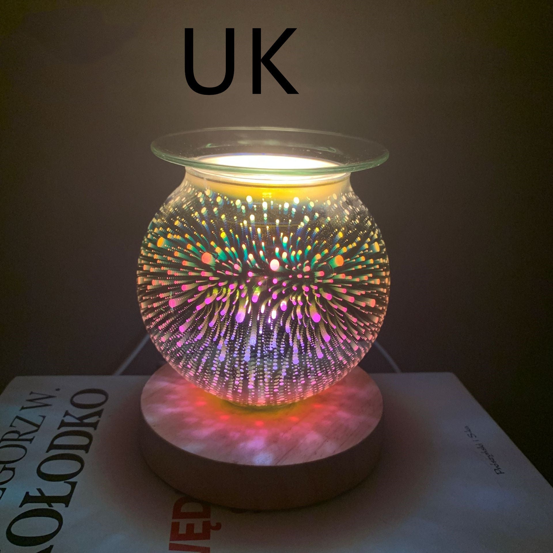 Aromatherapy Glass Night Light 3D Glass Candle Light - Night Lights -  Trend Goods