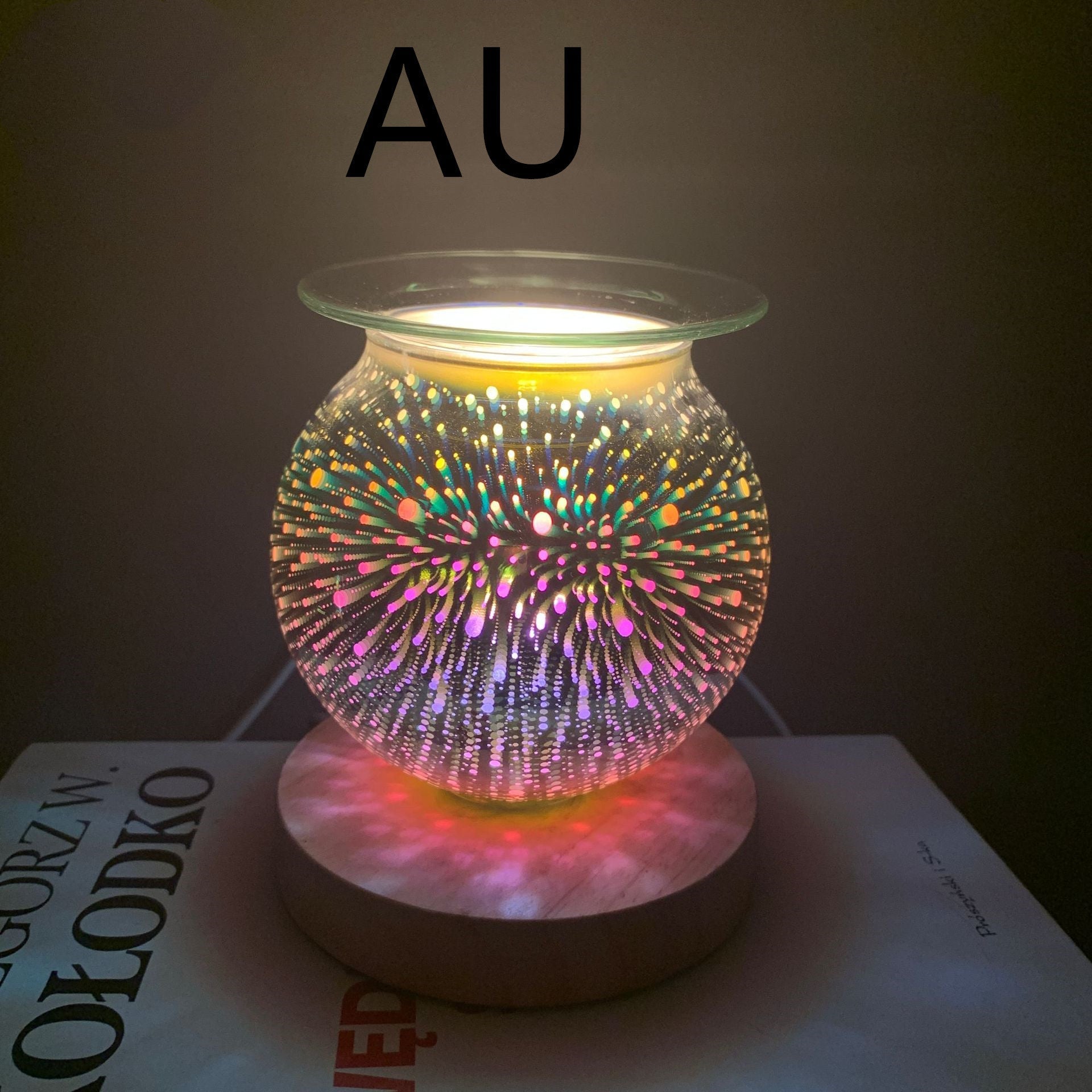 Aromatherapy Glass Night Light 3D Glass Candle Light - Night Lights -  Trend Goods