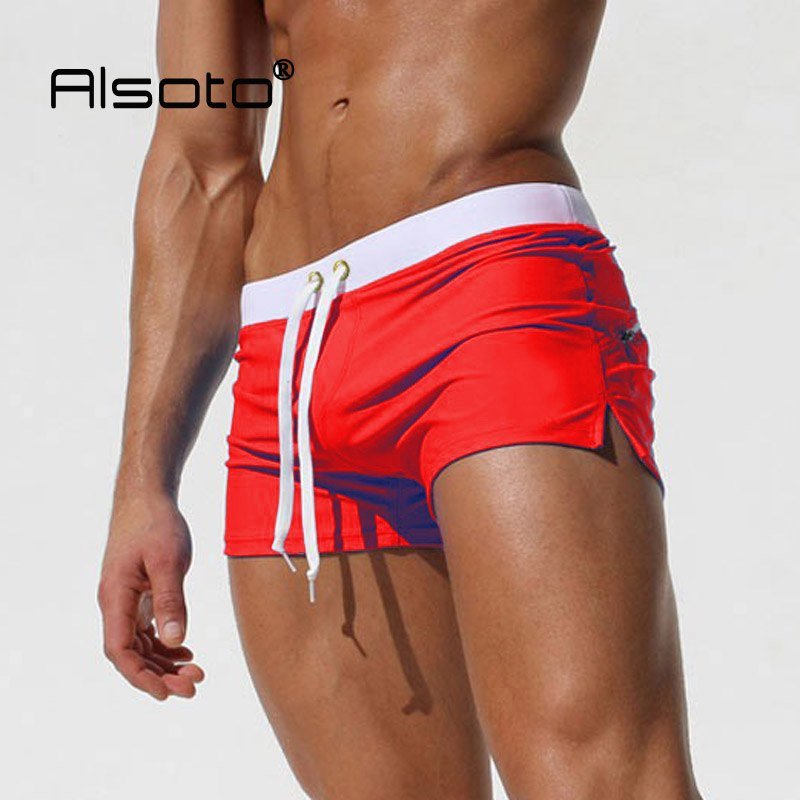 Athletic Low-Waisted Swimming Trunk - Swimming Trunks -  Trend Goods