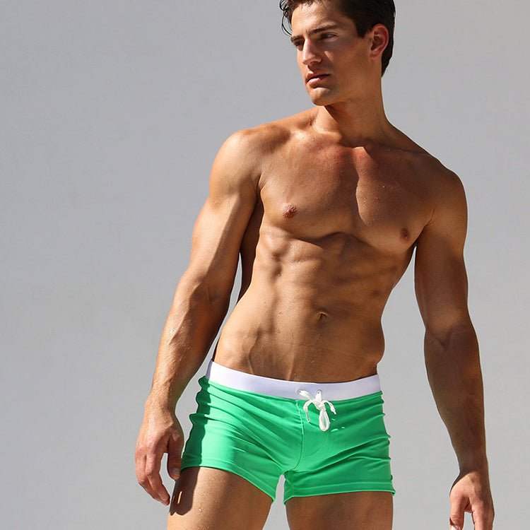 Athletic Low-Waisted Swimming Trunk - Swimming Trunks -  Trend Goods