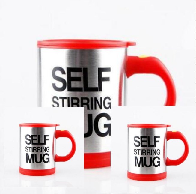 Automatic Lazy Self Stirring Magnetic Mug Creative 304 Stainless Steel Coffee Milk Mixing - Mugs -  Trend Goods