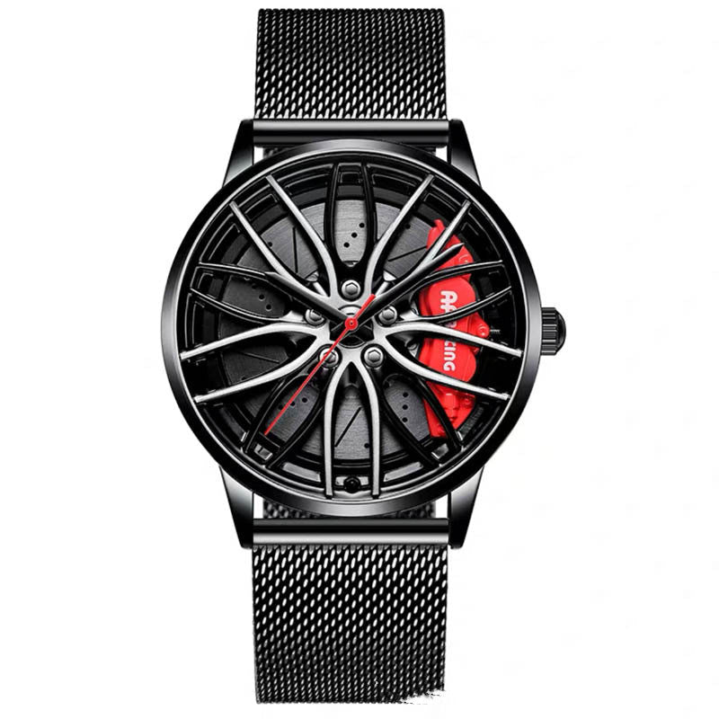 Automatic Movement Watch Waterproof Wheel Style Non-mechanical Watch - Watches -  Trend Goods