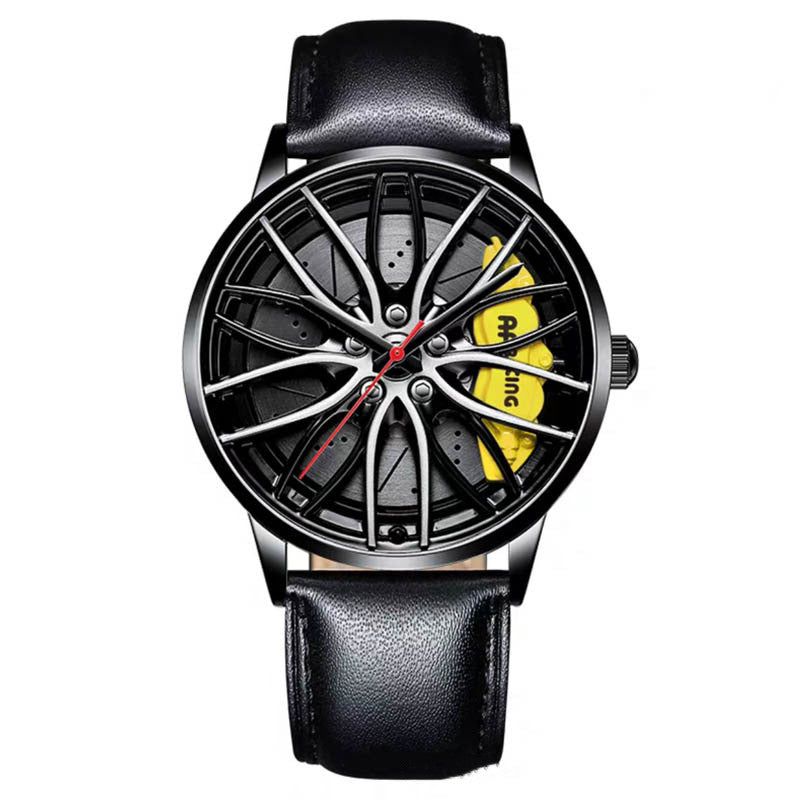 Automatic Movement Watch Waterproof Wheel Style Non-mechanical Watch - Watches -  Trend Goods