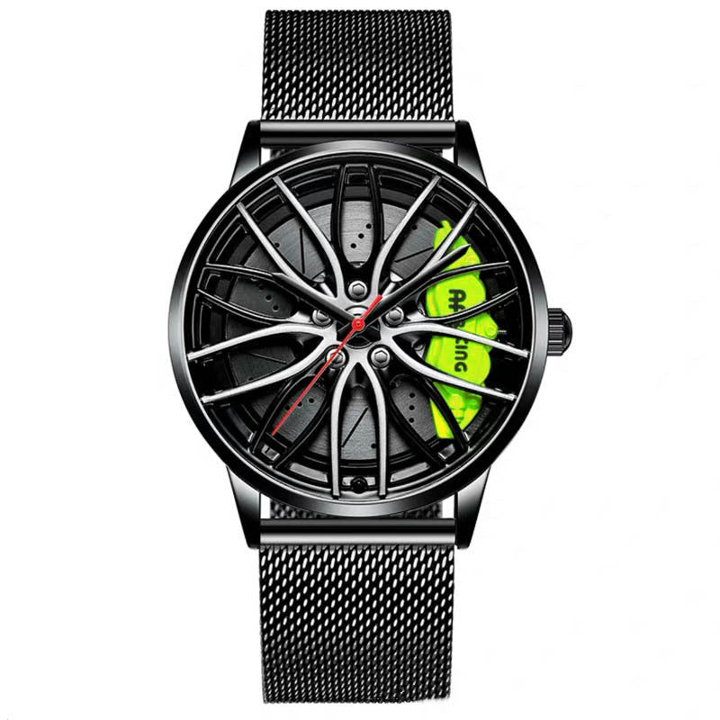 Automatic Movement Watch Waterproof Wheel Style Non-mechanical Watch - Watches -  Trend Goods