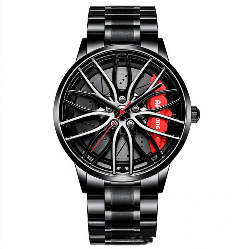 Automatic Movement Watch Waterproof Wheel Style Non-mechanical Watch - Watches -  Trend Goods