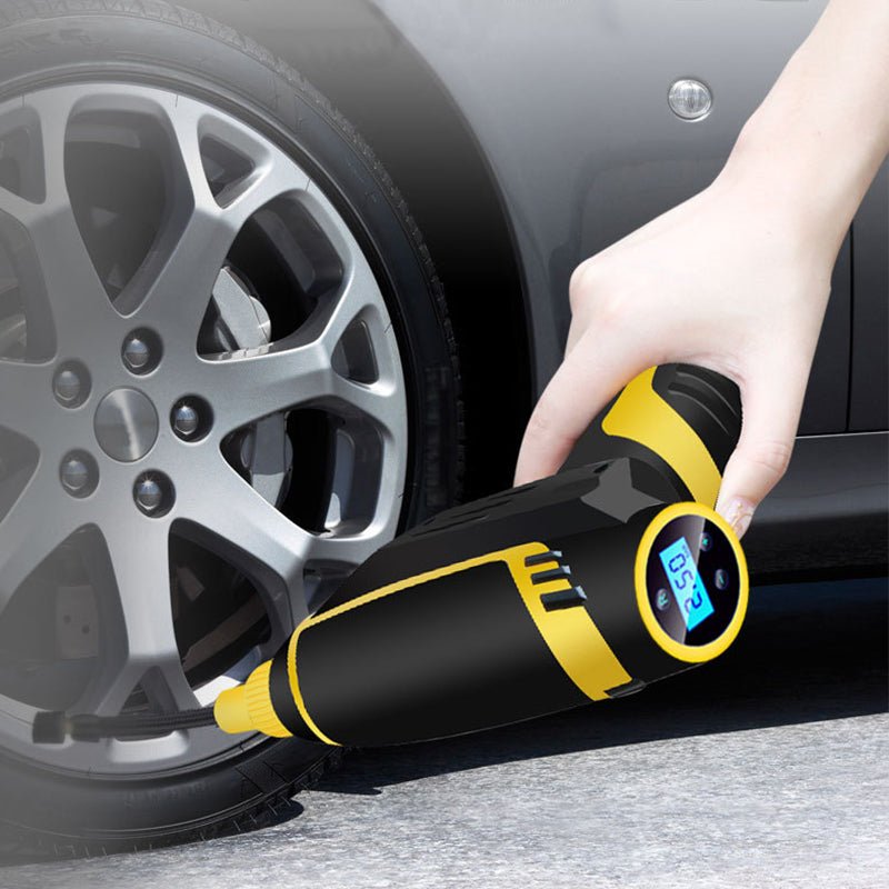 Automatic Portable Handheld Digital LED Smart Car Air Compressor Pump - Air Compressors -  Trend Goods