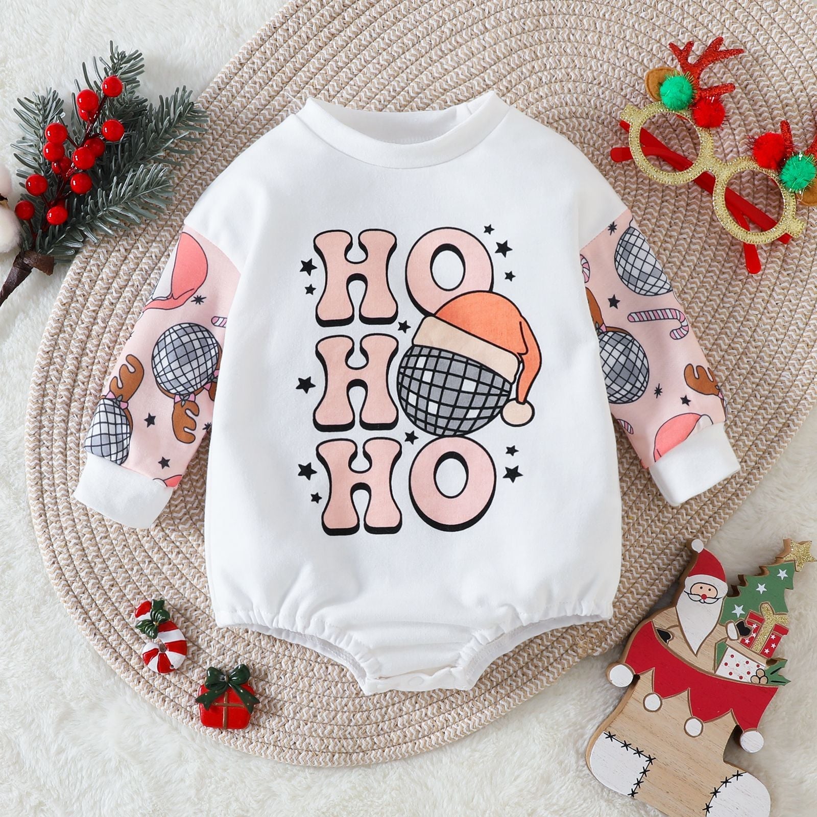 Autumn Kids' Rompers Infant Toddler Cartoon Printed Christmas Onesie - Onesies -  Trend Goods