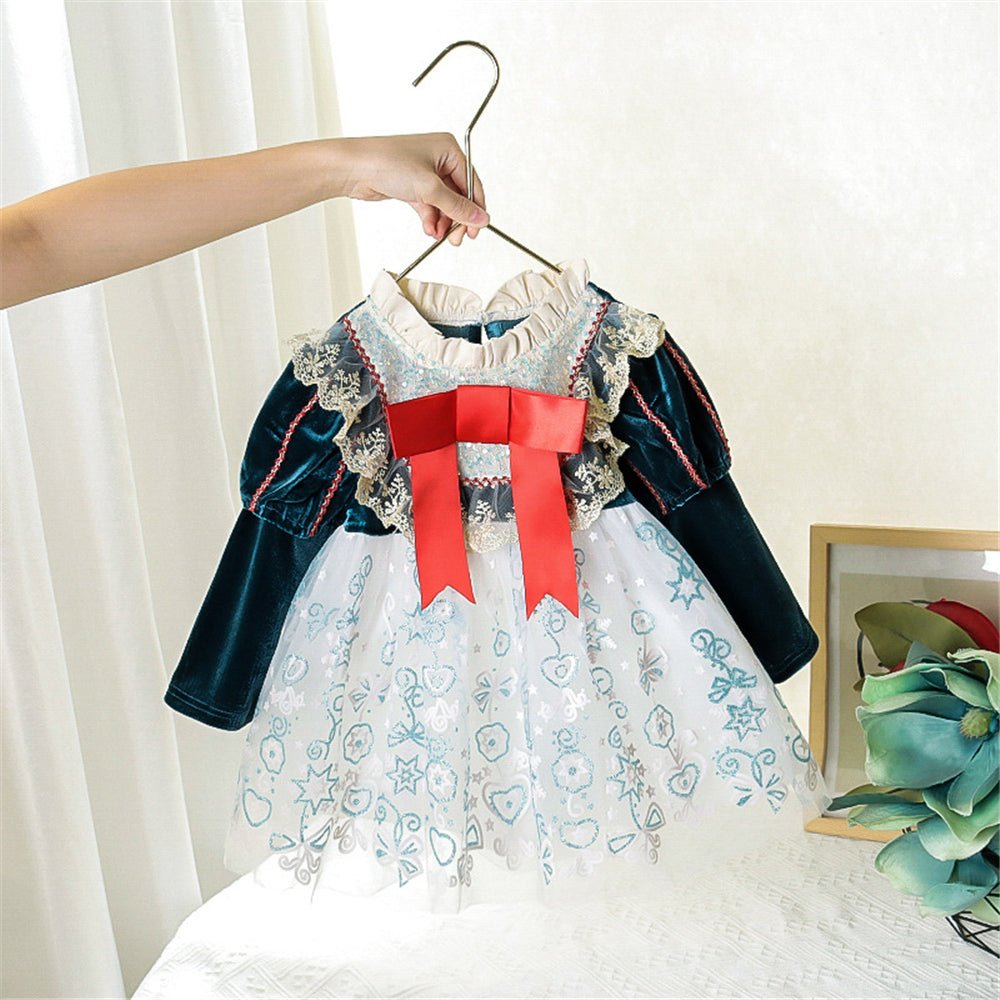 Autumn Lace Christmas Dress For Baby Girl - Baby Dresses -  Trend Goods