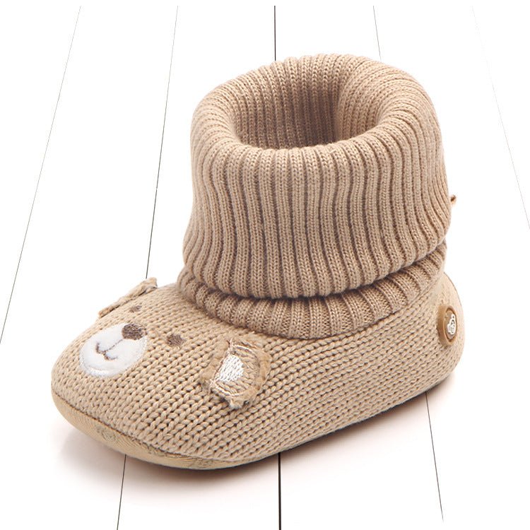 Autumn new cartoon woolen shoes baby toddler shoes - Shoes -  Trend Goods