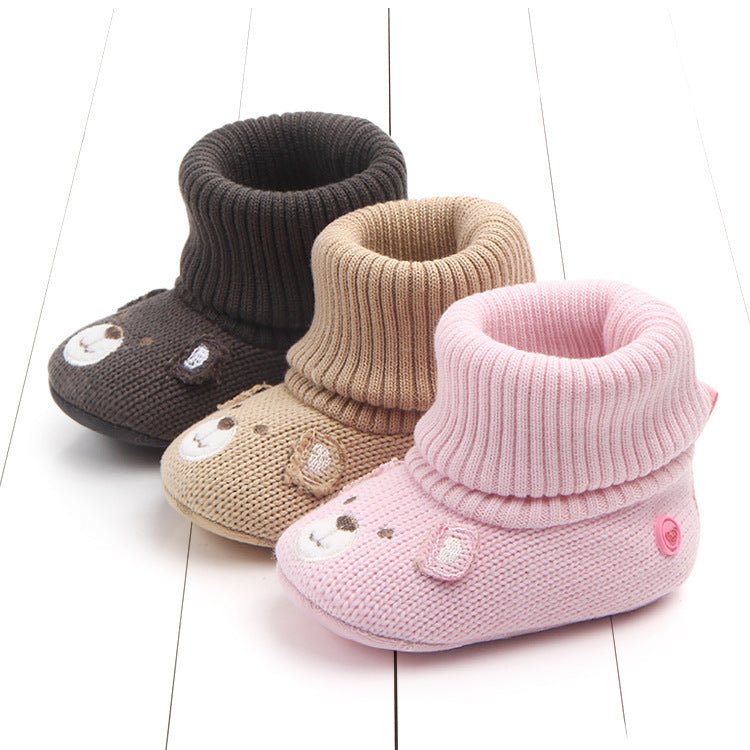 Autumn new cartoon woolen shoes baby toddler shoes - Shoes -  Trend Goods