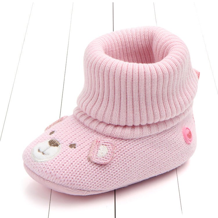 Autumn new cartoon woolen shoes baby toddler shoes - Shoes -  Trend Goods