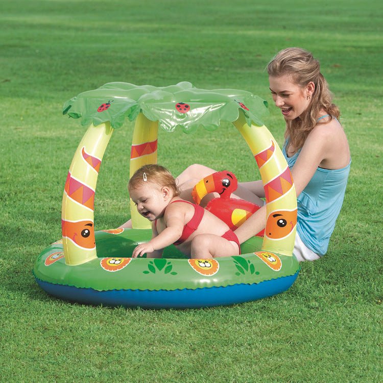 Awning Inflatable Pool Swimming For Infants And Young Children Sand - Pool Toys -  Trend Goods