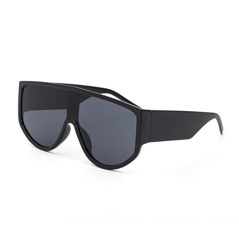 Vintage Oversized One Piece Round Sunglasses - Sunglasses -  Trend Goods