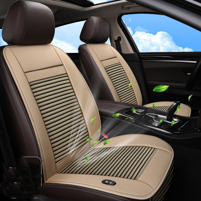 Blowing And Cooling Seat Cushion Car With Ice Silk - Auto Accessories -  Trend Goods