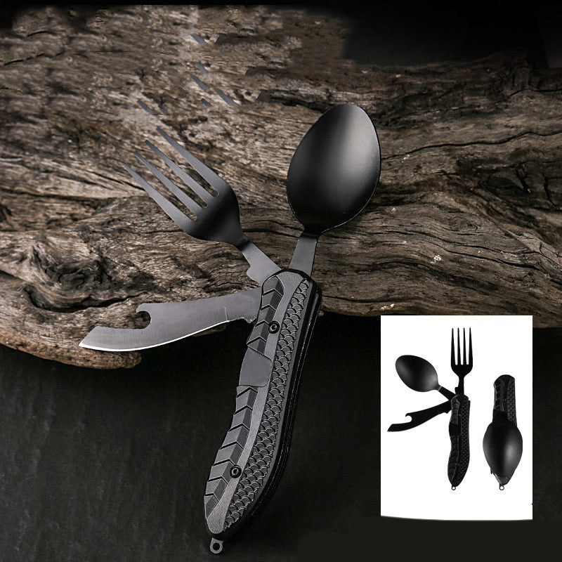 Outdoor Folding Dining Knife And Fork - Camping Accessories -  Trend Goods
