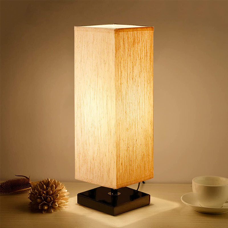Modern Simple Square Small Cloth Cover Table Lamp - Table Lamps -  Trend Goods