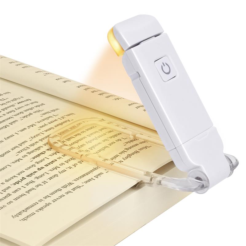 LED USB Rechargeable Book Reading Light Adjustable Brightness Portable Bookmark - Bookmarks -  Trend Goods