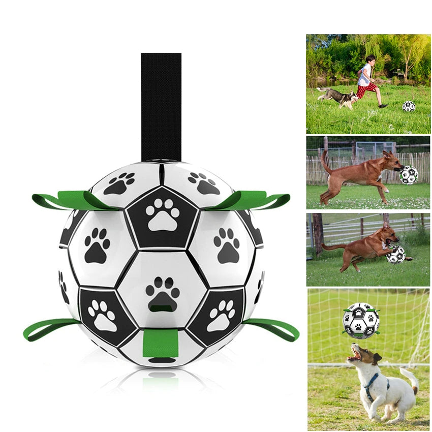 Dog Toys Interactive Football Toys with Grab Tabs - Pet Toys -  Trend Goods