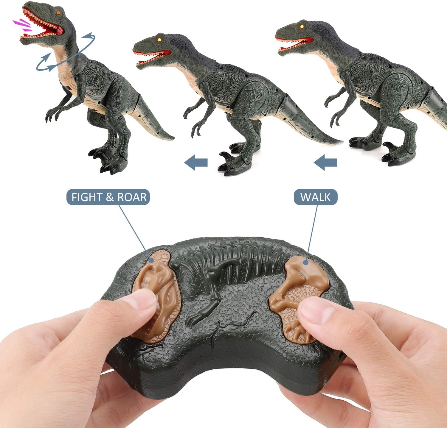 Simulation Walking Dinosaur Remote Control Toy - RC Toys -  Trend Goods