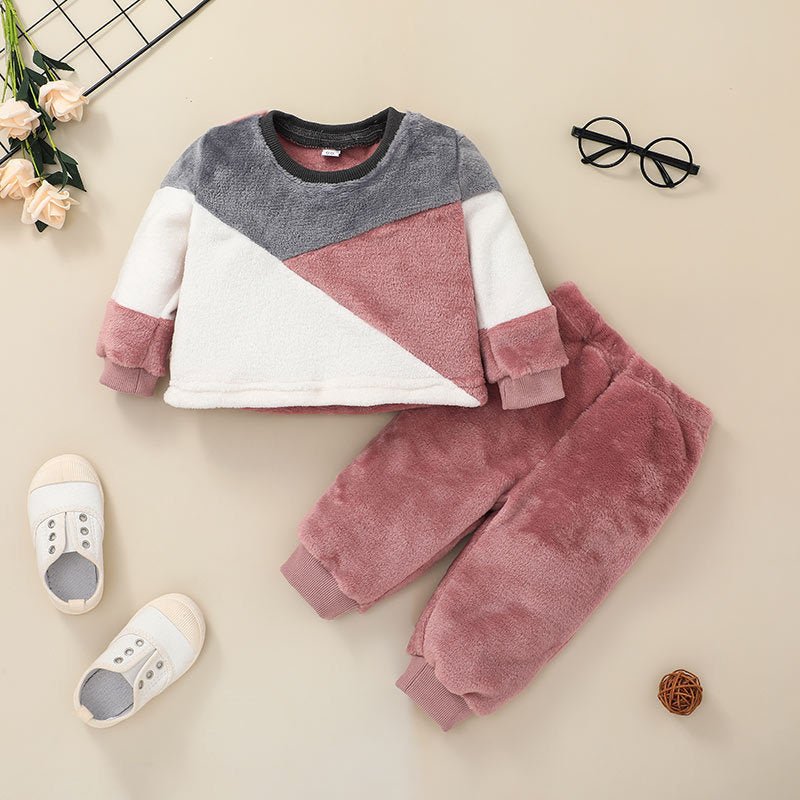 Baby Casual Baby Sweater Suit Clothing Pullover Two-piece Suit - Baby Clothing -  Trend Goods