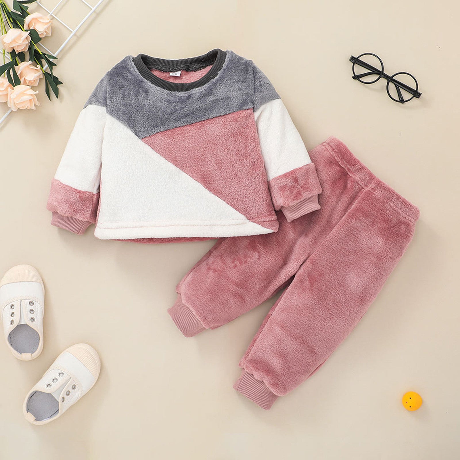 Baby Casual Baby Sweater Suit Clothing Pullover Two-piece Suit - Baby Clothing -  Trend Goods