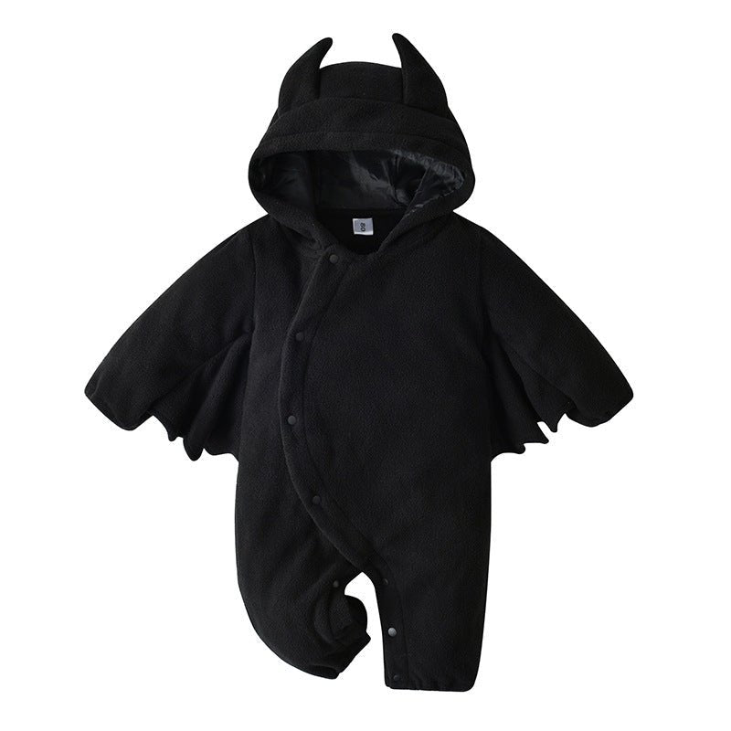 Baby Onesies Baby Halloween Bat Hooded Onesies Little Devil Shaped Onesies - Baby Clothing -  Trend Goods