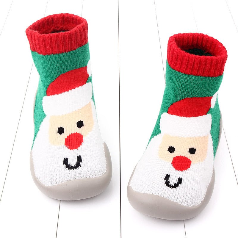 Baby Toddler Soft-soled Thickened Anti-drop Christmas Shoes - House Shoes -  Trend Goods