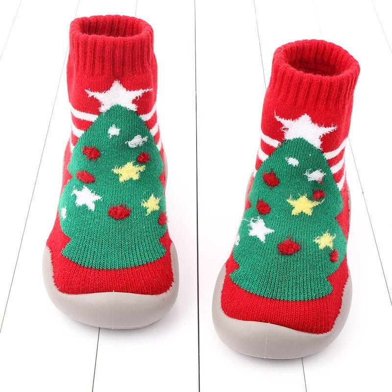 Baby Toddler Soft-soled Thickened Anti-drop Christmas Shoes - House Shoes -  Trend Goods